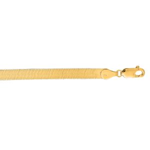 10K Gold 4.6mm Herringbone Bracelet