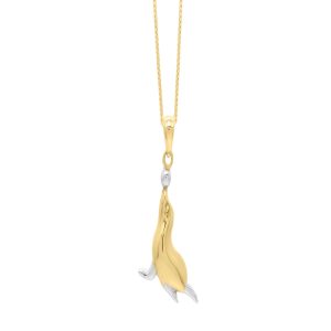 10K Seal Necklace