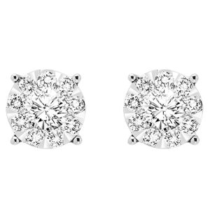 14K Diamond Studs 3/4 ctw