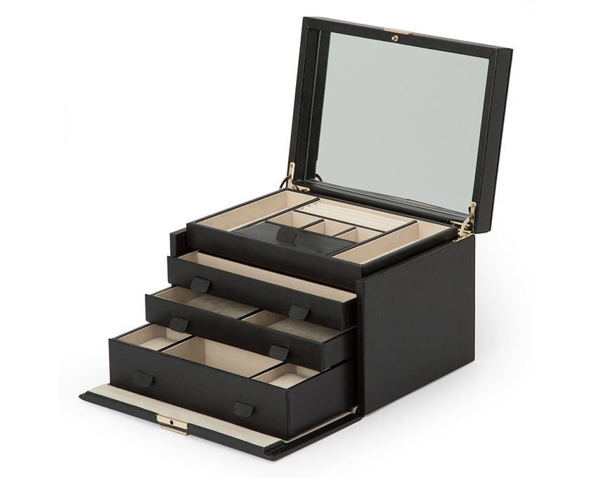 PALERMO Large Jewelry Box - Black