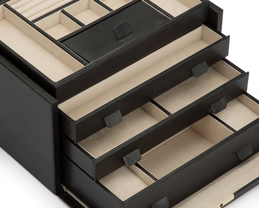 PALERMO Large Jewelry Box - Black