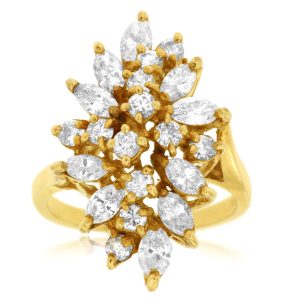 LADIES RING ALL DIAMOND