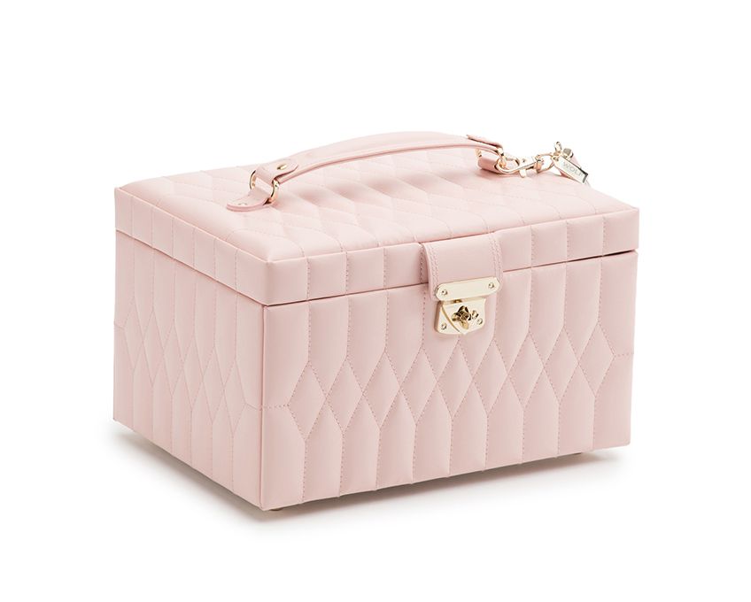 CAROLINE Jewelry Armoire - Pink - Medium