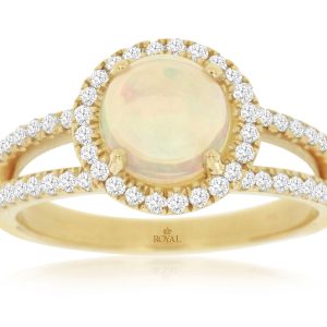 OPAL & DIAMOND RING