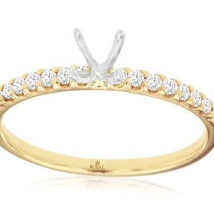 ENGAGEMENT (NO CENTER ST)RING
