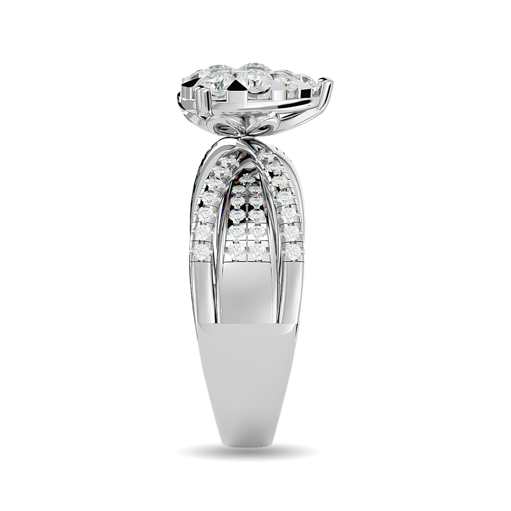 Diamond 1 Ct.tw Engagement Ring in 14K White Gold