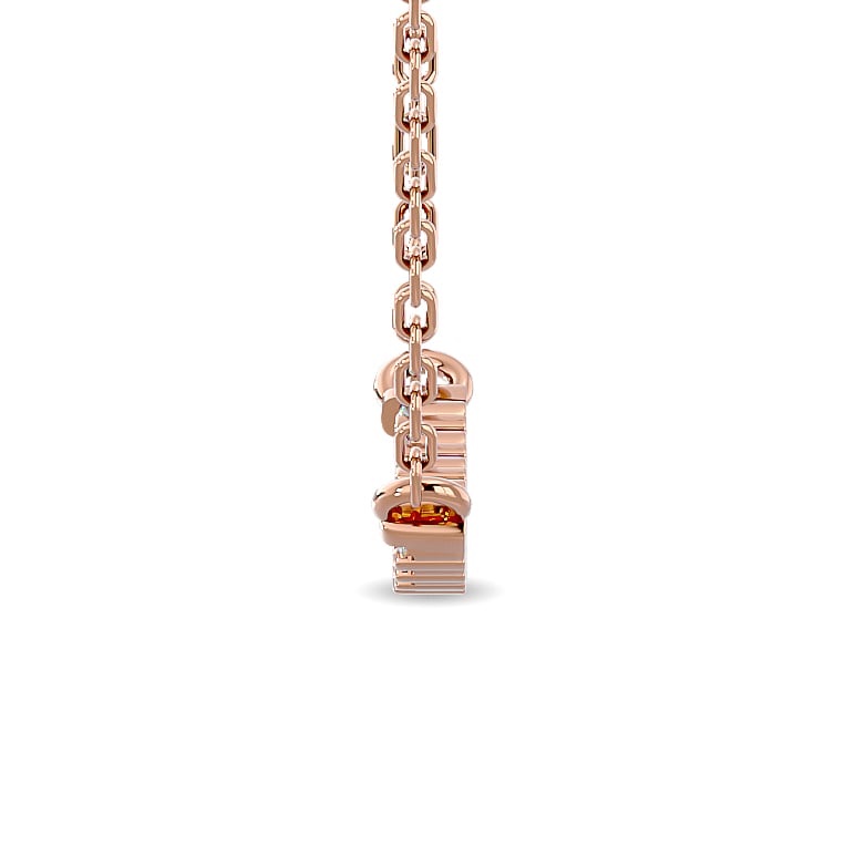 Diamond 1/6 Ct.tw Fashion Necklace in 10K Rose Gold