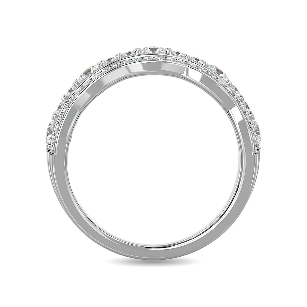 Diamond 7/8 Ct.tw Fashion Band in 14K White Gold