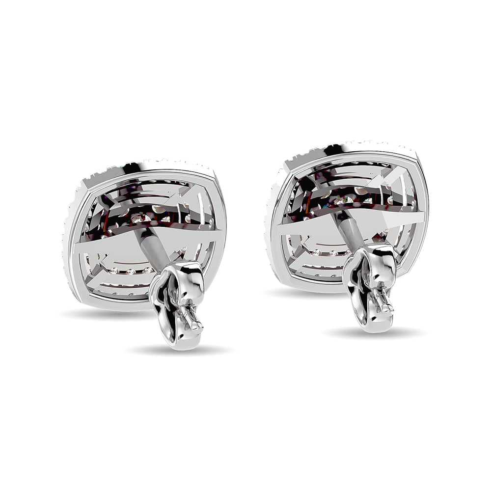 Diamond 5/8 Ct.tw Fashion Earrings in 10K White Gold