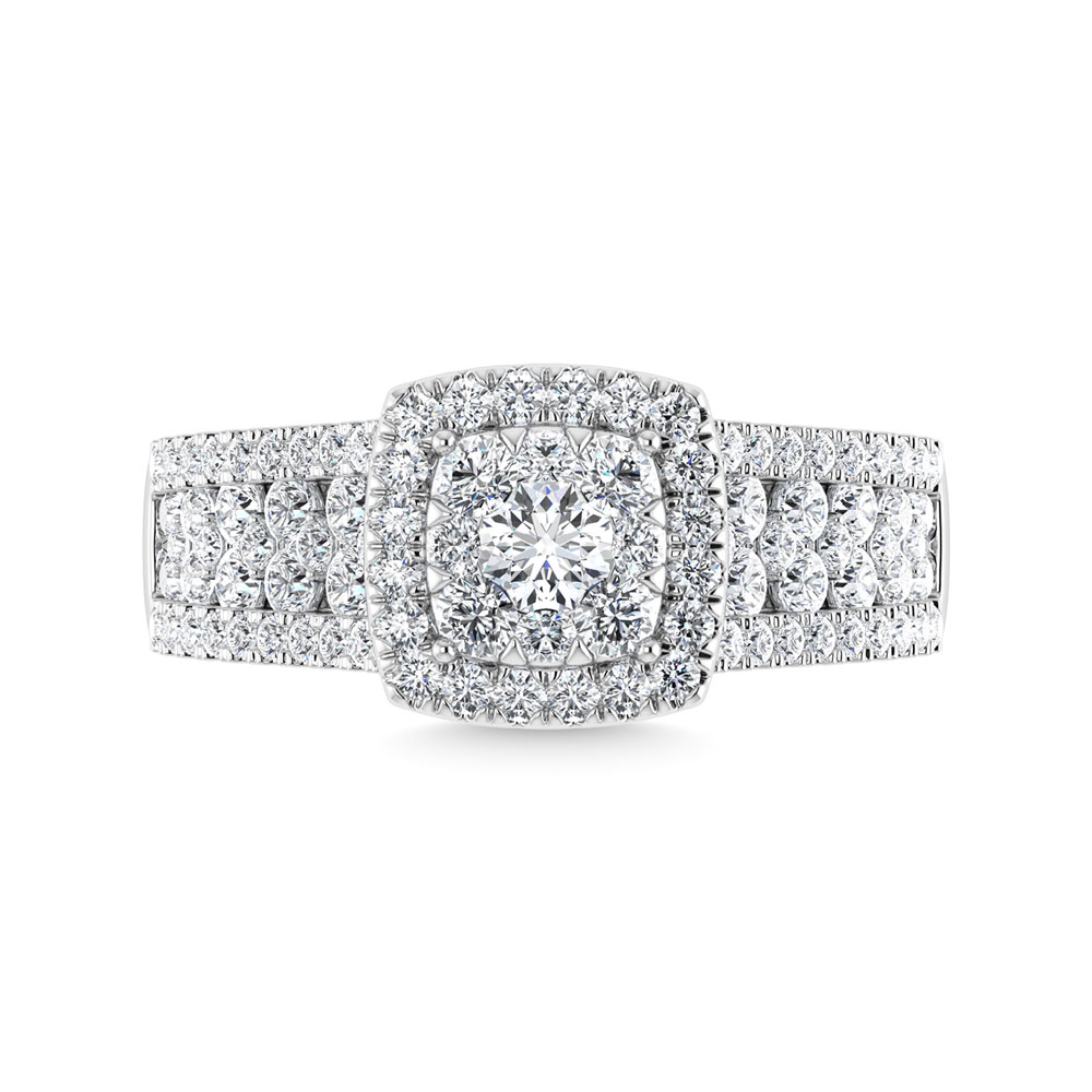 Diamond 1 1/4 Ct.Tw. Engagement Ring in 14K White Gold