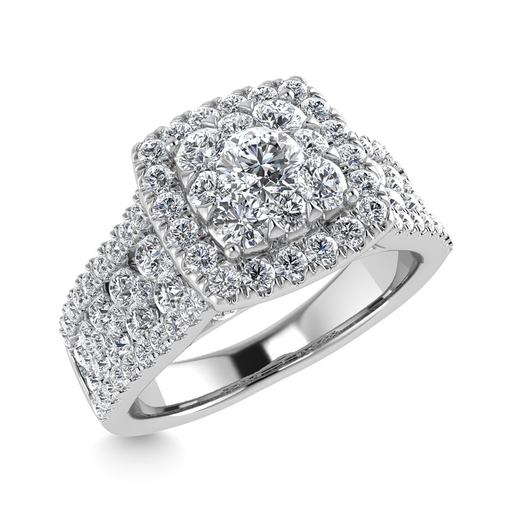 Diamond 1 1/4 Ct.Tw. Engagement Ring in 14K White Gold