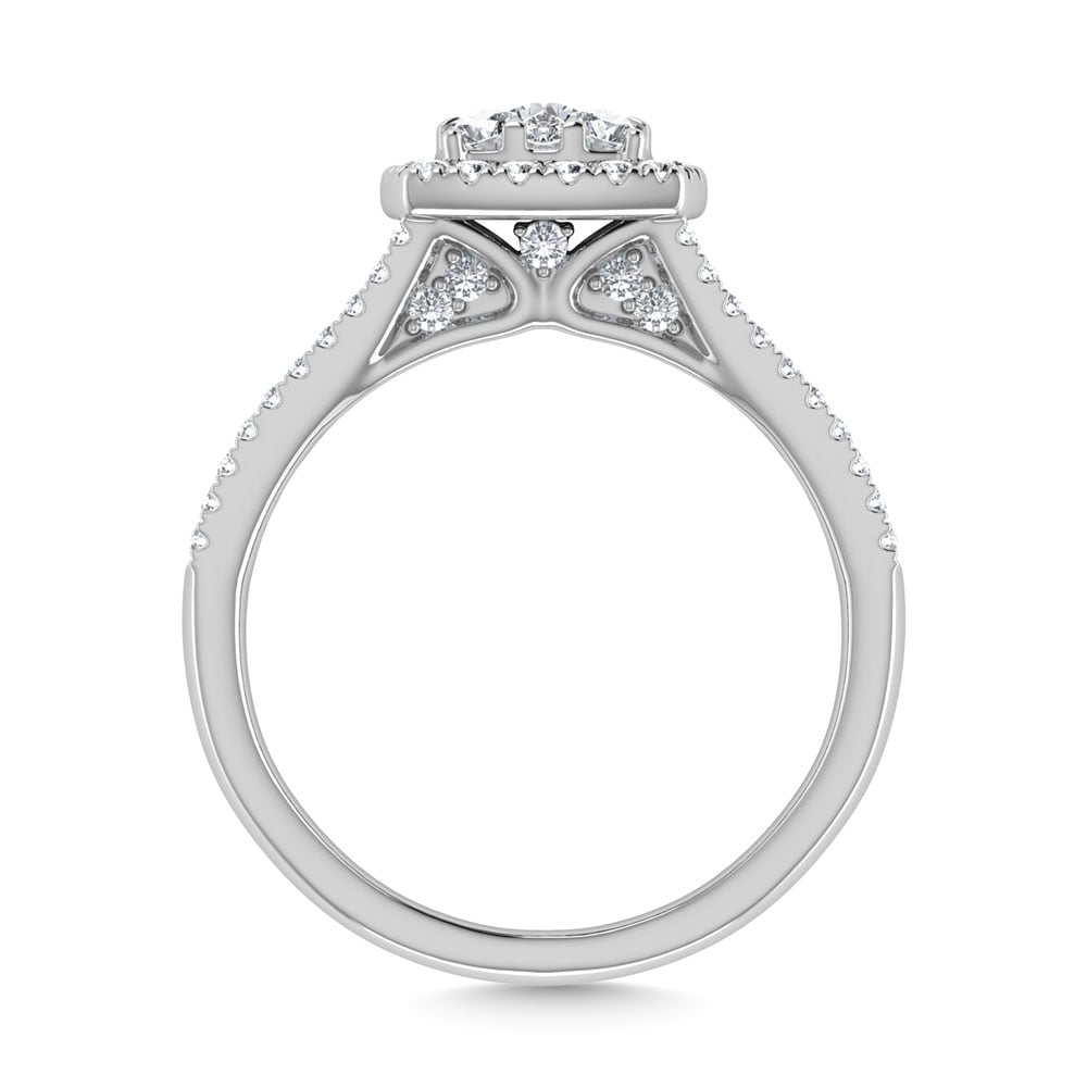 Diamond 1 1/4 Ct.Tw. Engagement Ring in 14K White Gold