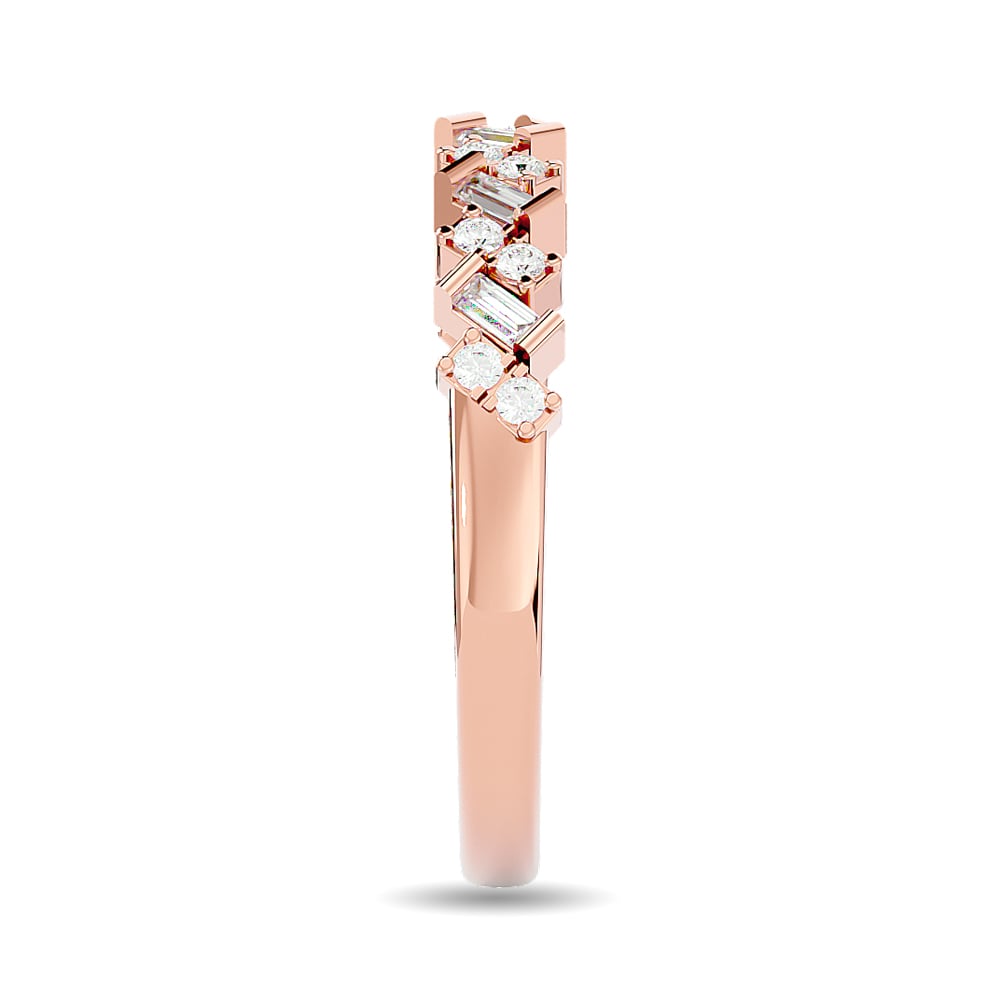 Diamond 1/5 Ct.tw Stackable Ring in 14K Rose Gold