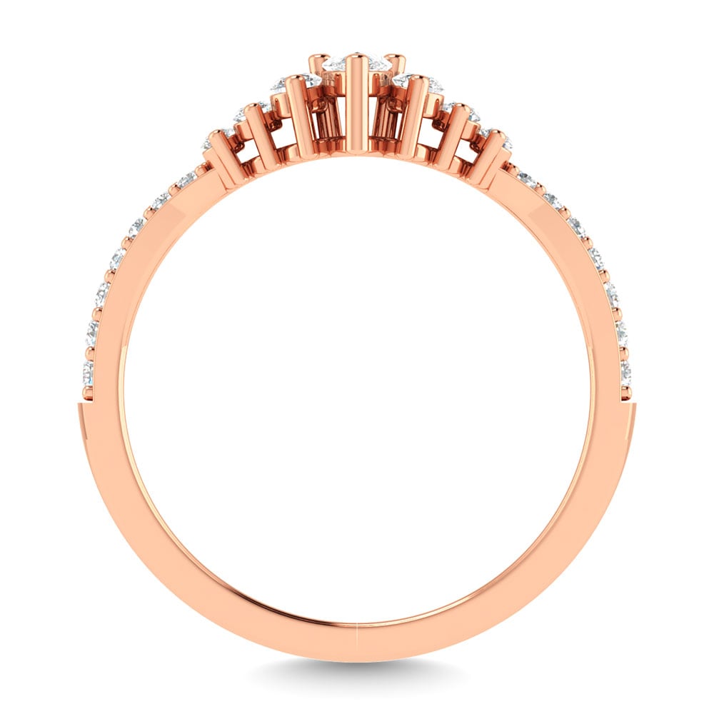 Diamond 1/3 Ct.Tw. Anniversary Band in 14K Rose Gold