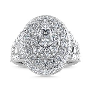 Diamond 2 1/3 Ct.Tw. Engagement Ring in 14K White Gold