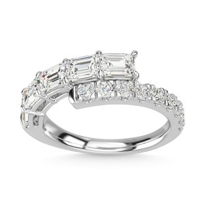 14K White Gold Diamond 1 7/8 Ct.Tw. Fashion Ring