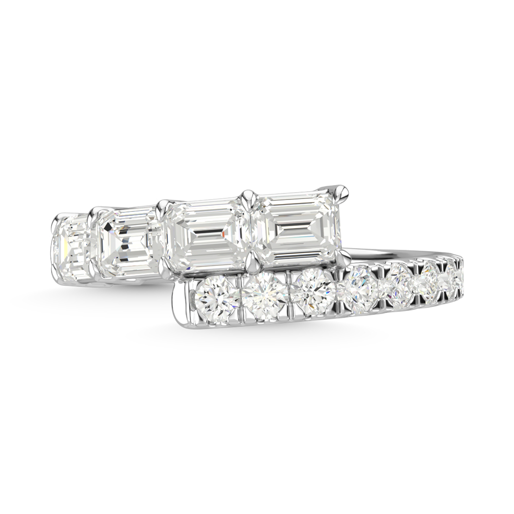 14K White Gold Diamond 1 7/8 Ct.Tw. Fashion Ring