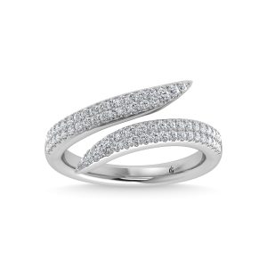 14K White Gold Diamond  1/3 Ct.Tw. Fashion Ring