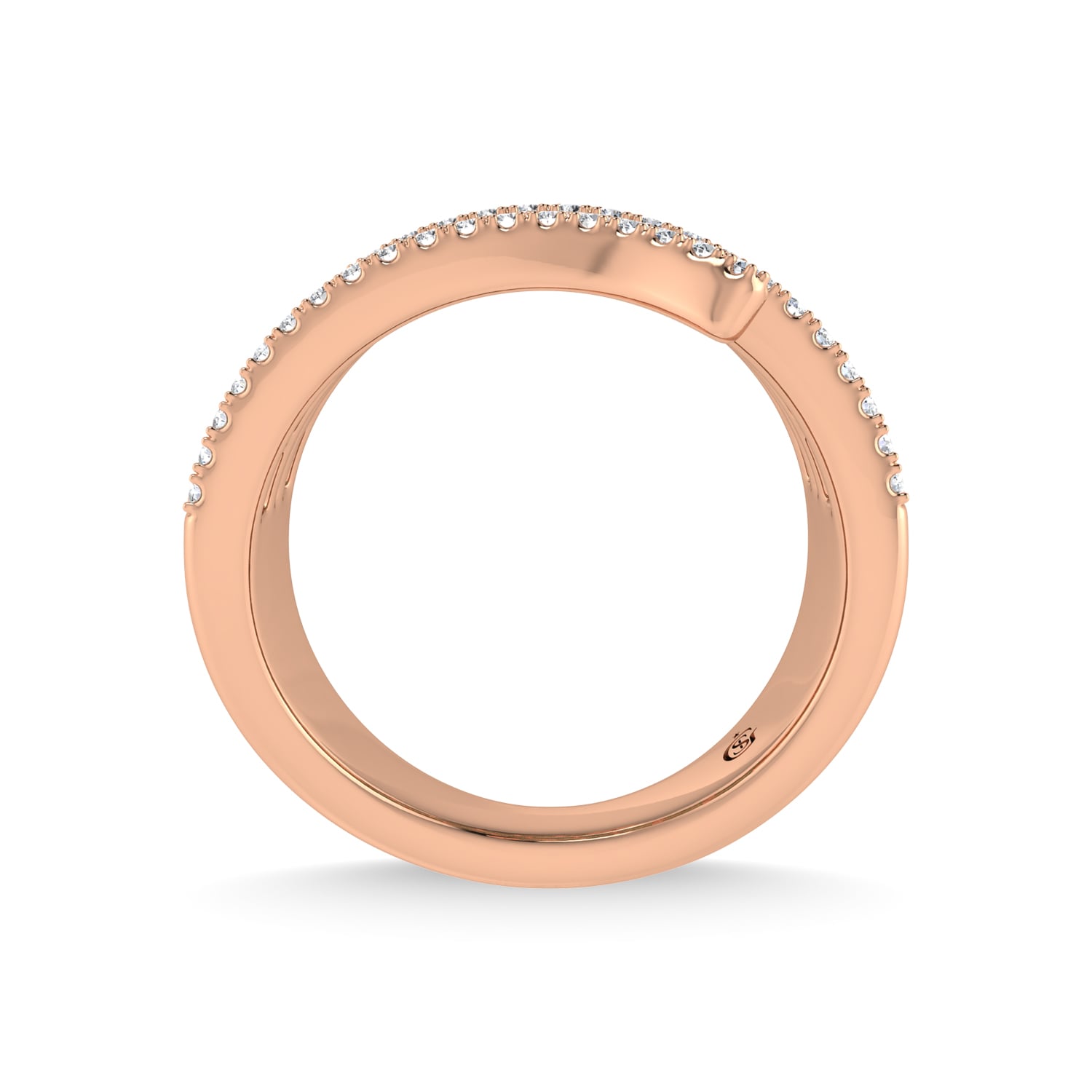 14K Rose Gold Diamond and Emerald 1 3/4 Ct.Tw. Fashion Ring