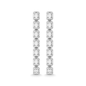 14K White Gold Diamond 1 1/2 Ct.Tw. Fashion Earrings