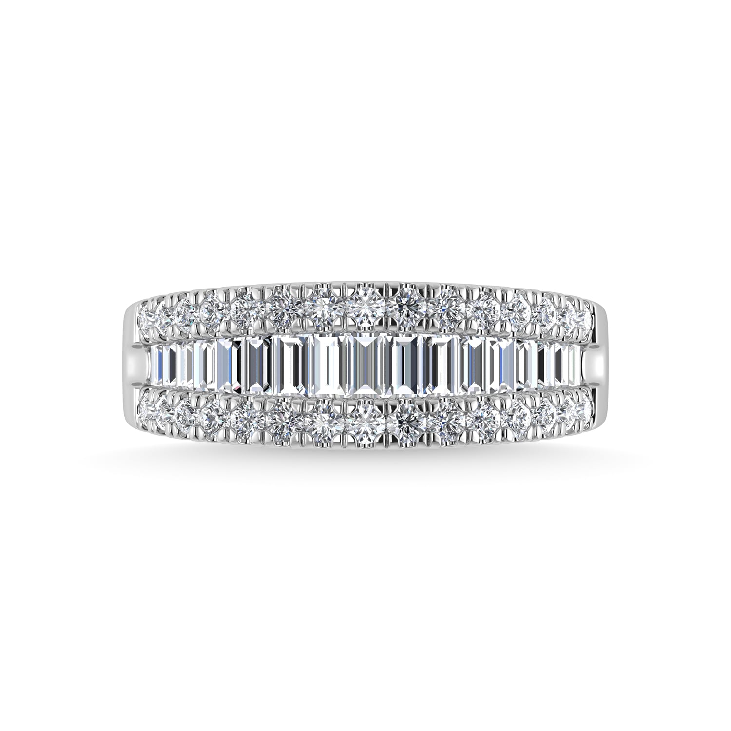 Diamond 1 Ct.Tw. Fashion Band in 14K White Gold