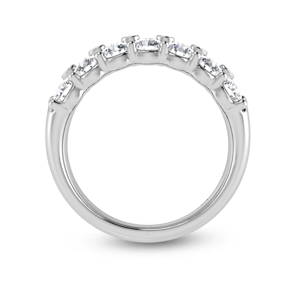 14K White Gold Diamond 1 3/8 Ct.Tw. Fashion Ring