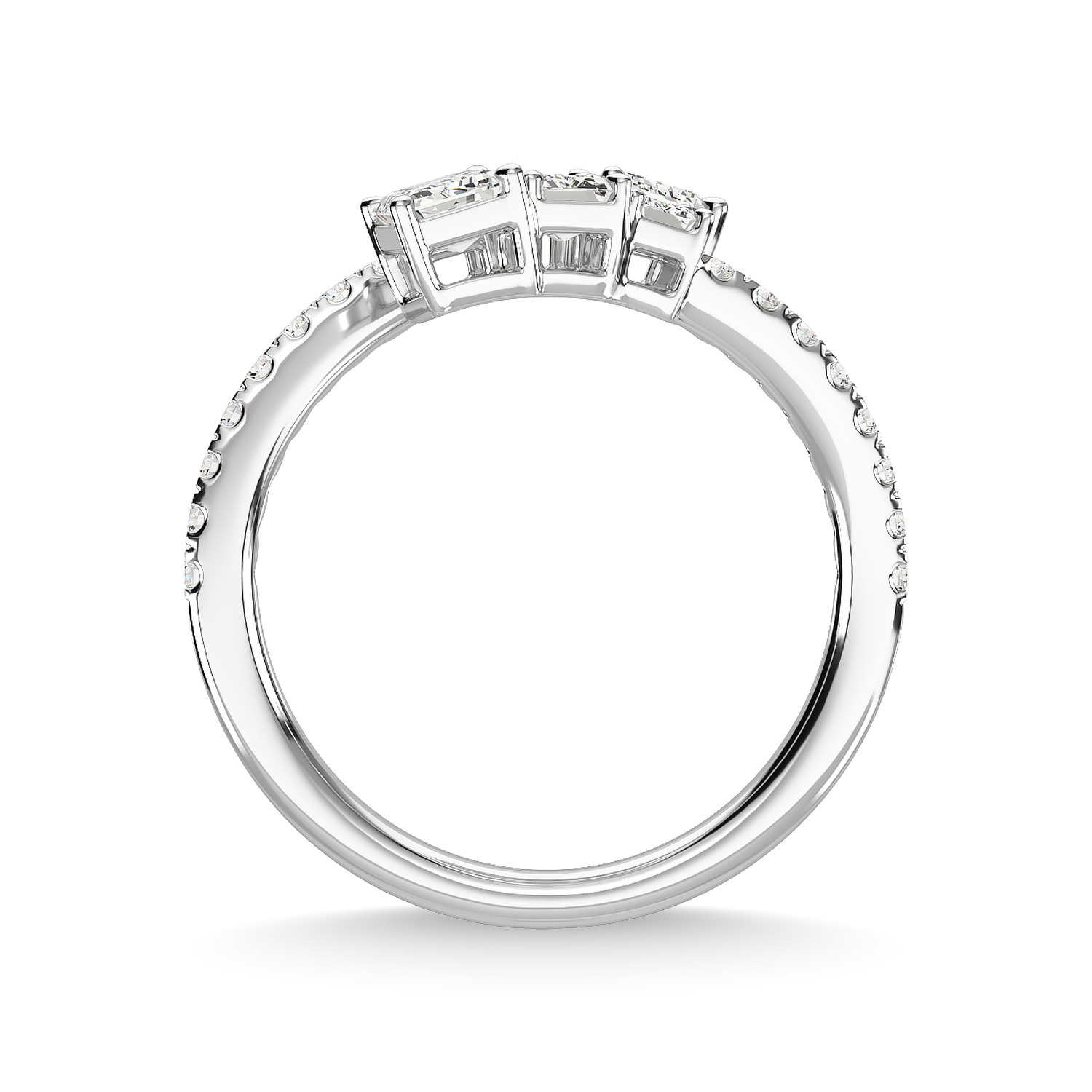 14K White Gold Diamond 1 7/8 Ct.Tw. Fashion Ring