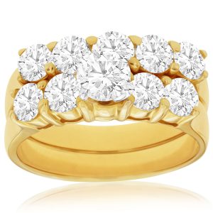 ENGAGEMENT & WEDDING BAND SET