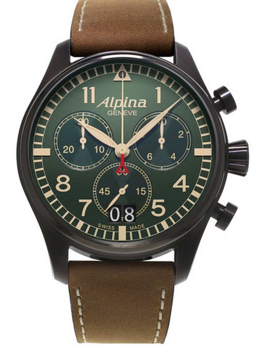 STARTIMER PILOT QUARTZ CHRONOGRAPH BIG DATE