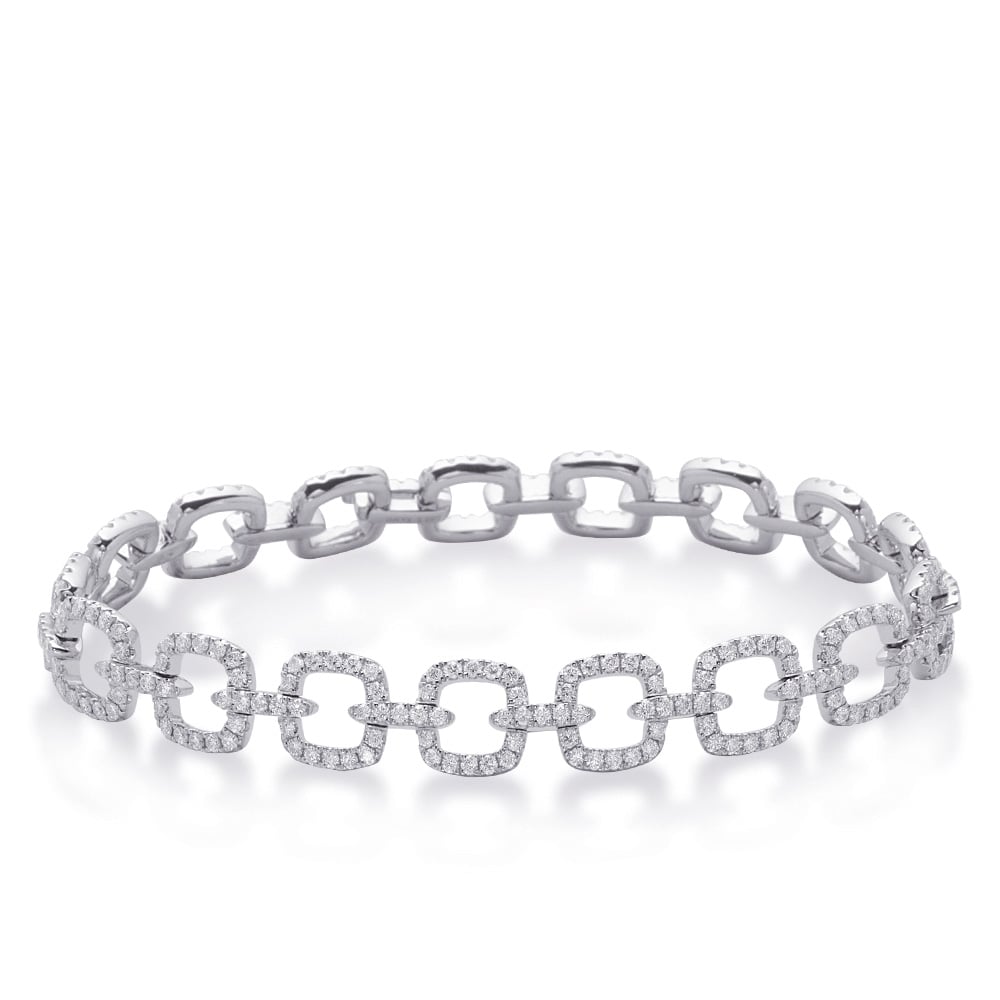 White Gold Diamond Bracelet
