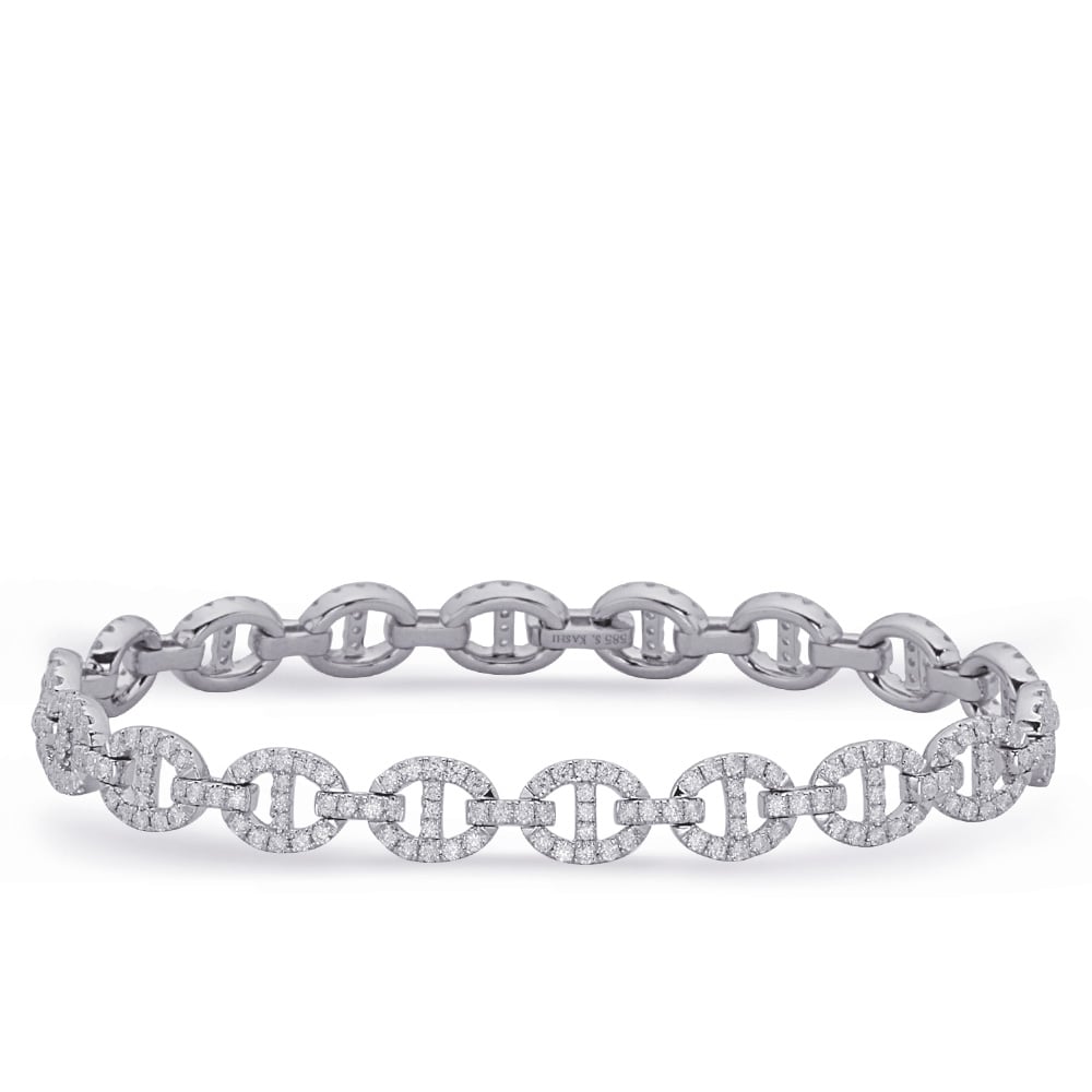White Gold Diamond Bracelet