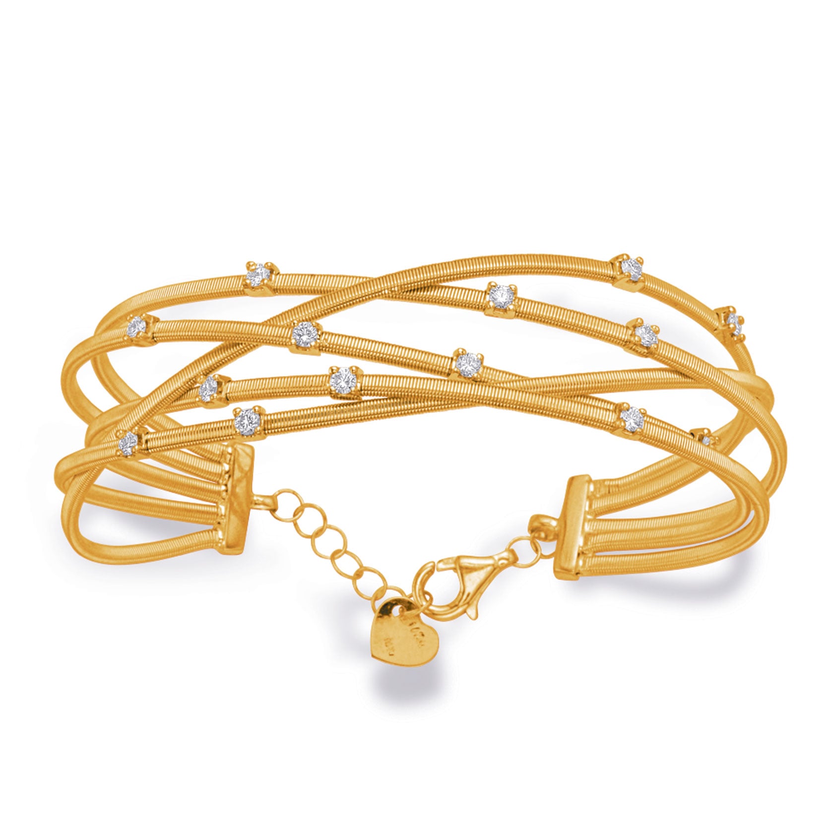 Yellow Gold Bangle Italian Made