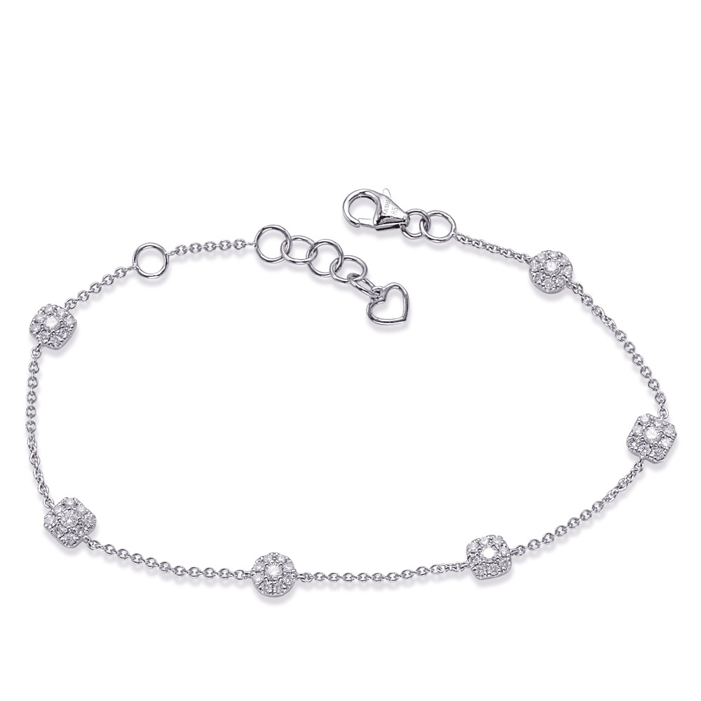 White Gold Diamond Bracelet