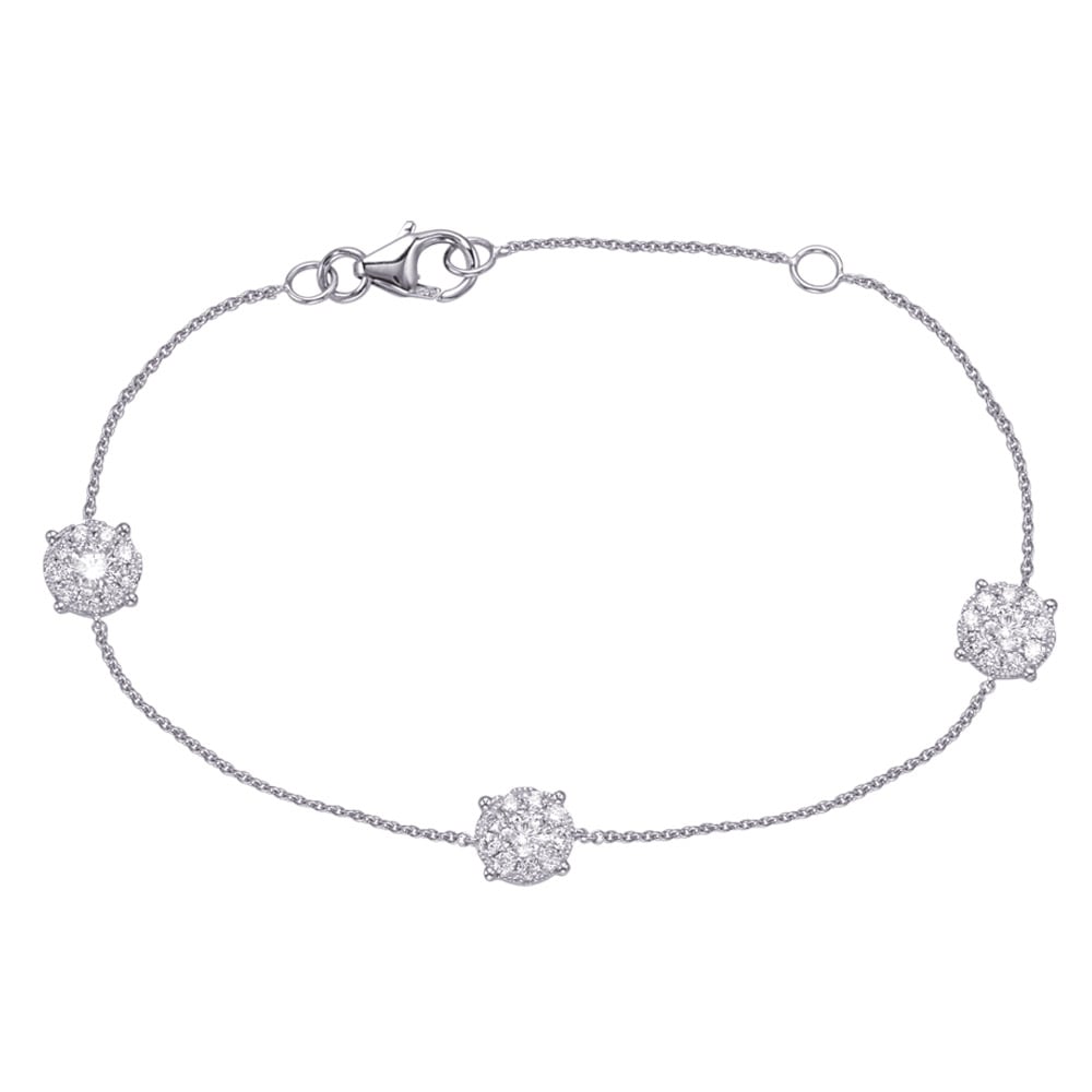 White Gold DIamond Bracelet