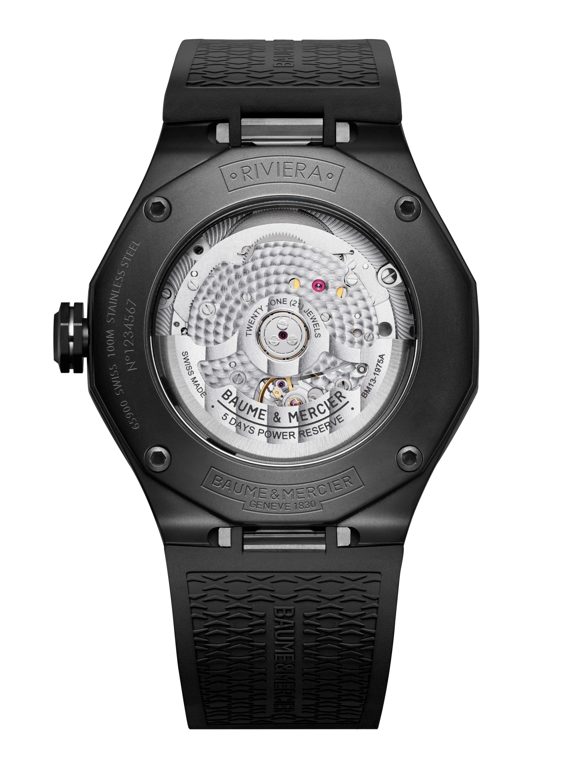 Baume et Mercier - Riviera 10617AUTOMATIC WATCH, DATE DISPLAY - 42MM