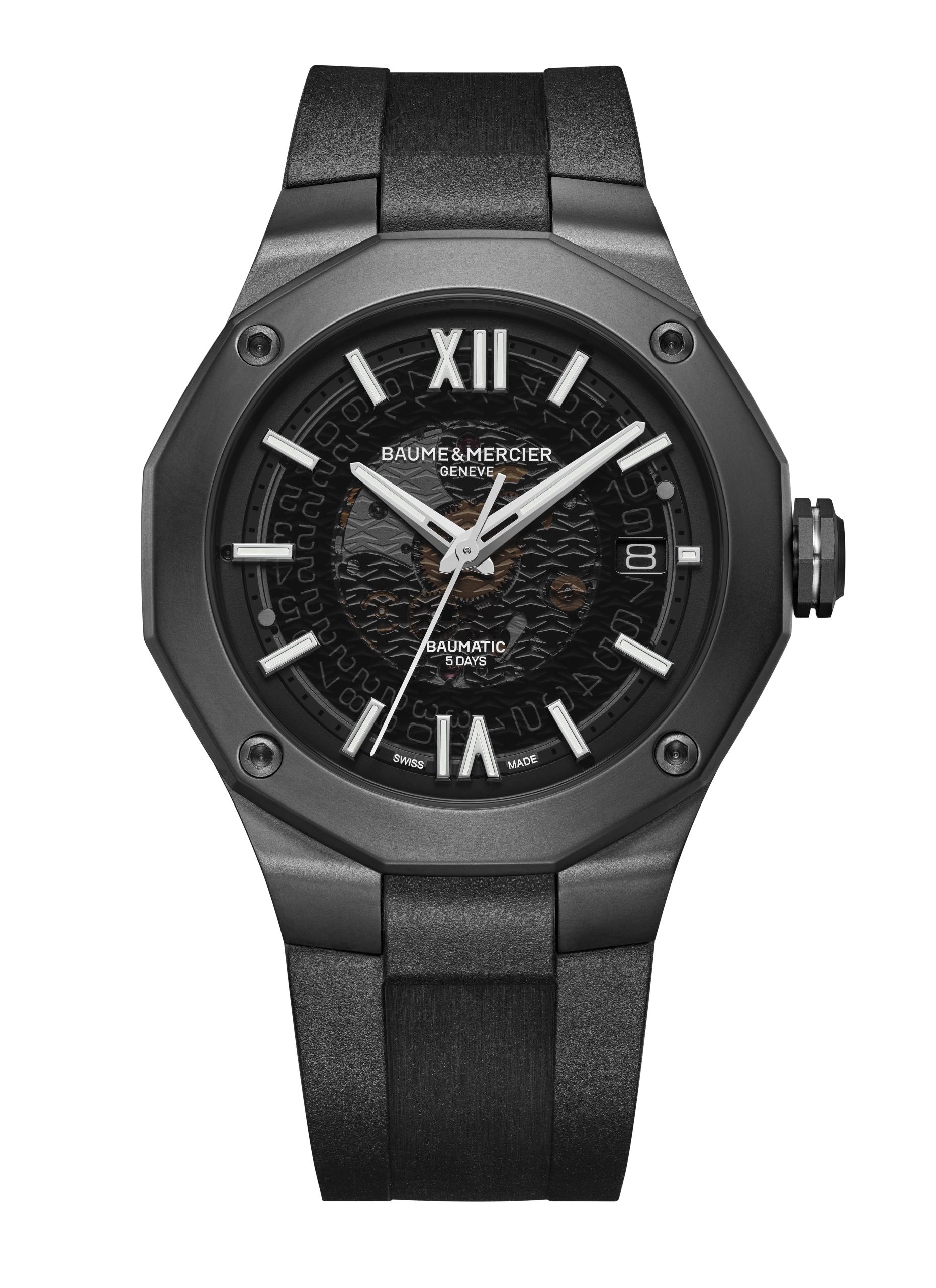 Baume et Mercier - Riviera 10617AUTOMATIC WATCH, DATE DISPLAY - 42MM