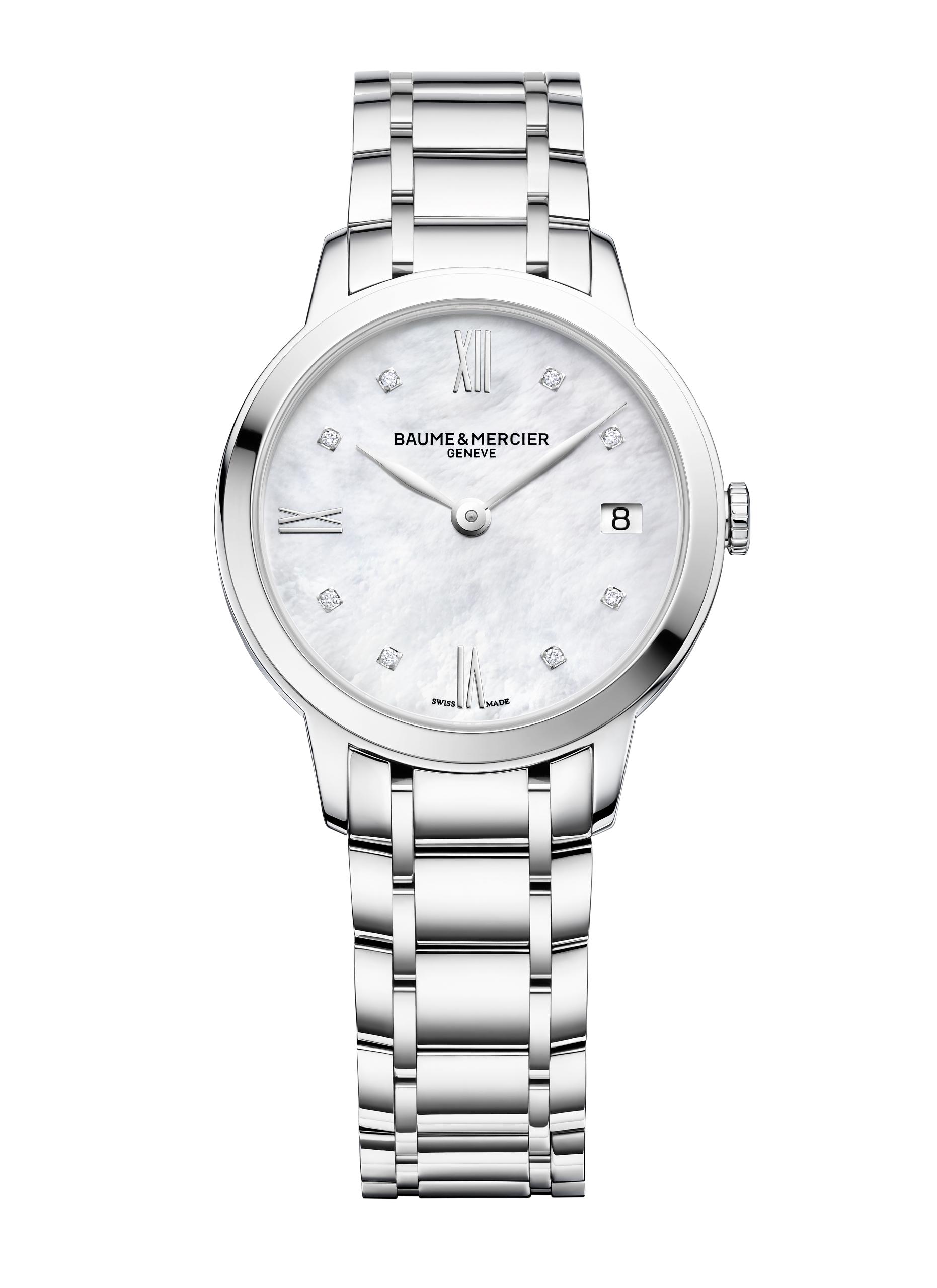 Baume et Mercier - Classima 10326QUARTZ WATCH, DATE DISPLAY, DIAMOND-SET - 31MM