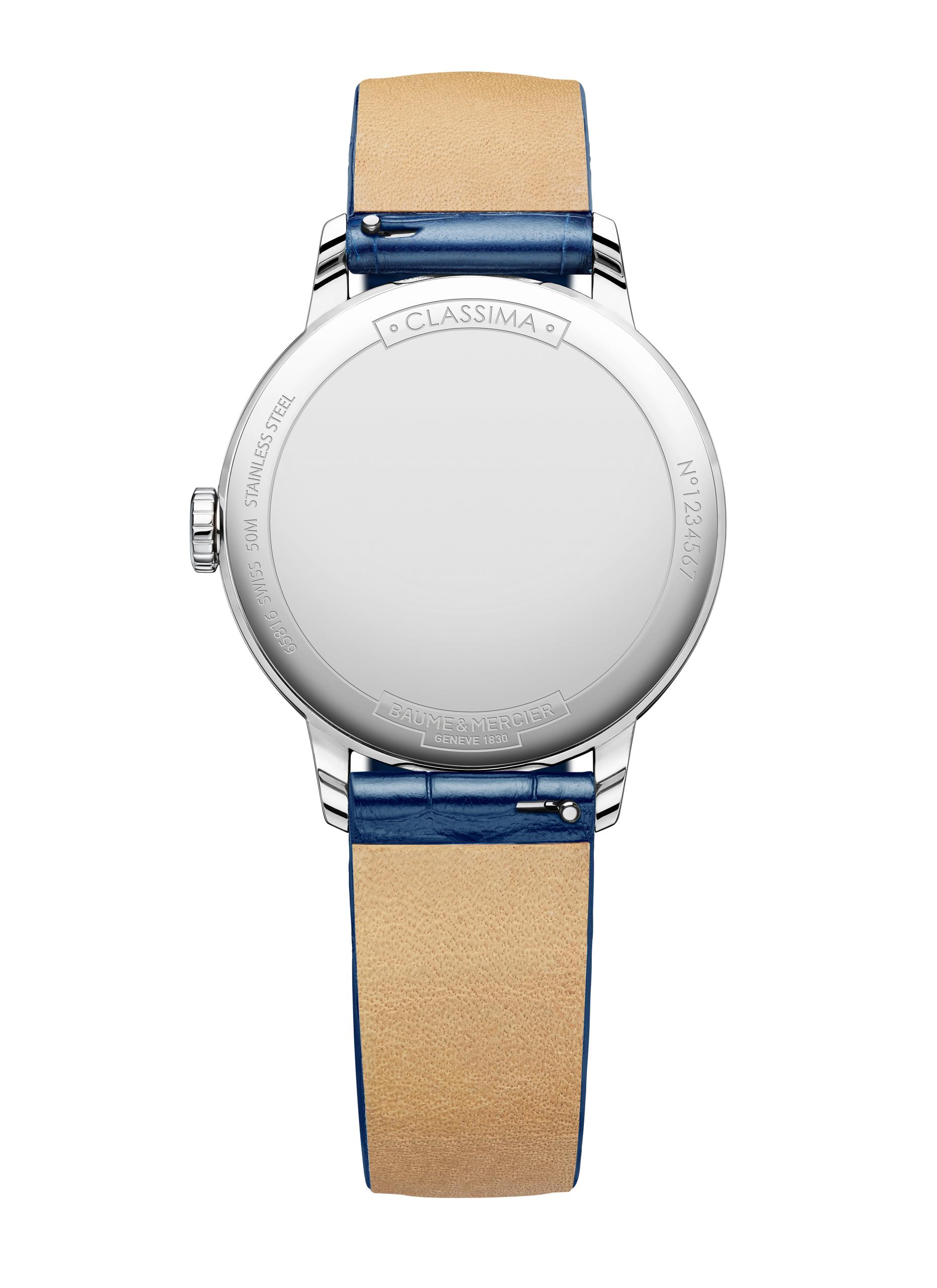 Baume et Mercier - Classima 10329Baume et Mercier - QUARTZ WATCH, MOON PHASE, DIAMOND-SET - 31 MM