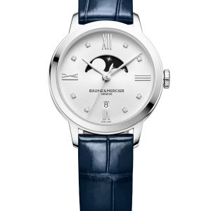 Baume et Mercier – Classima 10329Baume et Mercier – QUARTZ WATCH, MOON PHASE, DIAMOND-SET – 31 MM