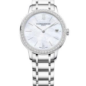 Baume et Mercier – Classima 10478QUARTZ WATCH, DATE DISPLAY, DIAMOND-SET – 31 MM