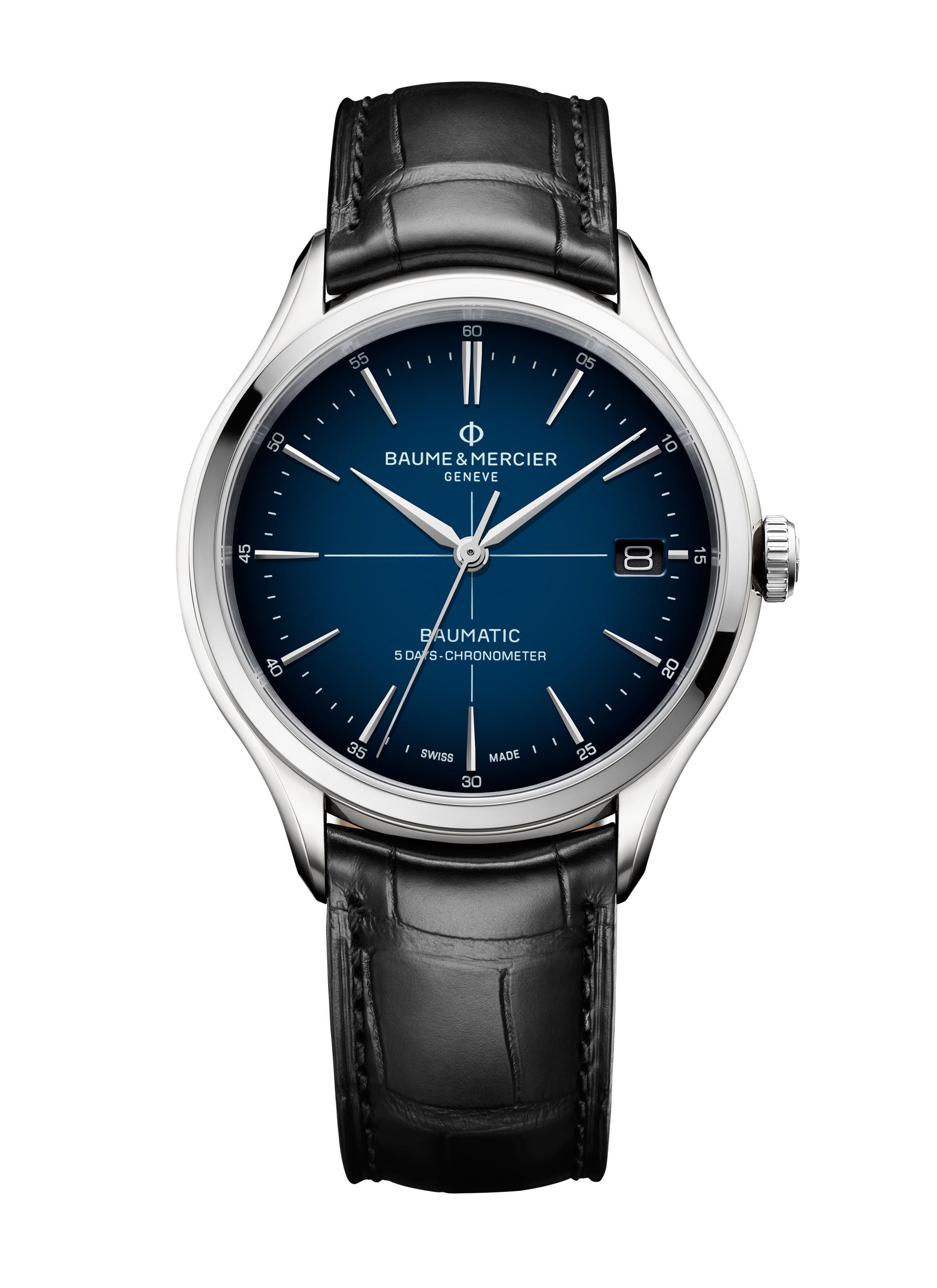 Baume et Mercier - Clifton 10467AUTOMATIC WATCH, COSC CERTIFIED, DATE - 40 MM