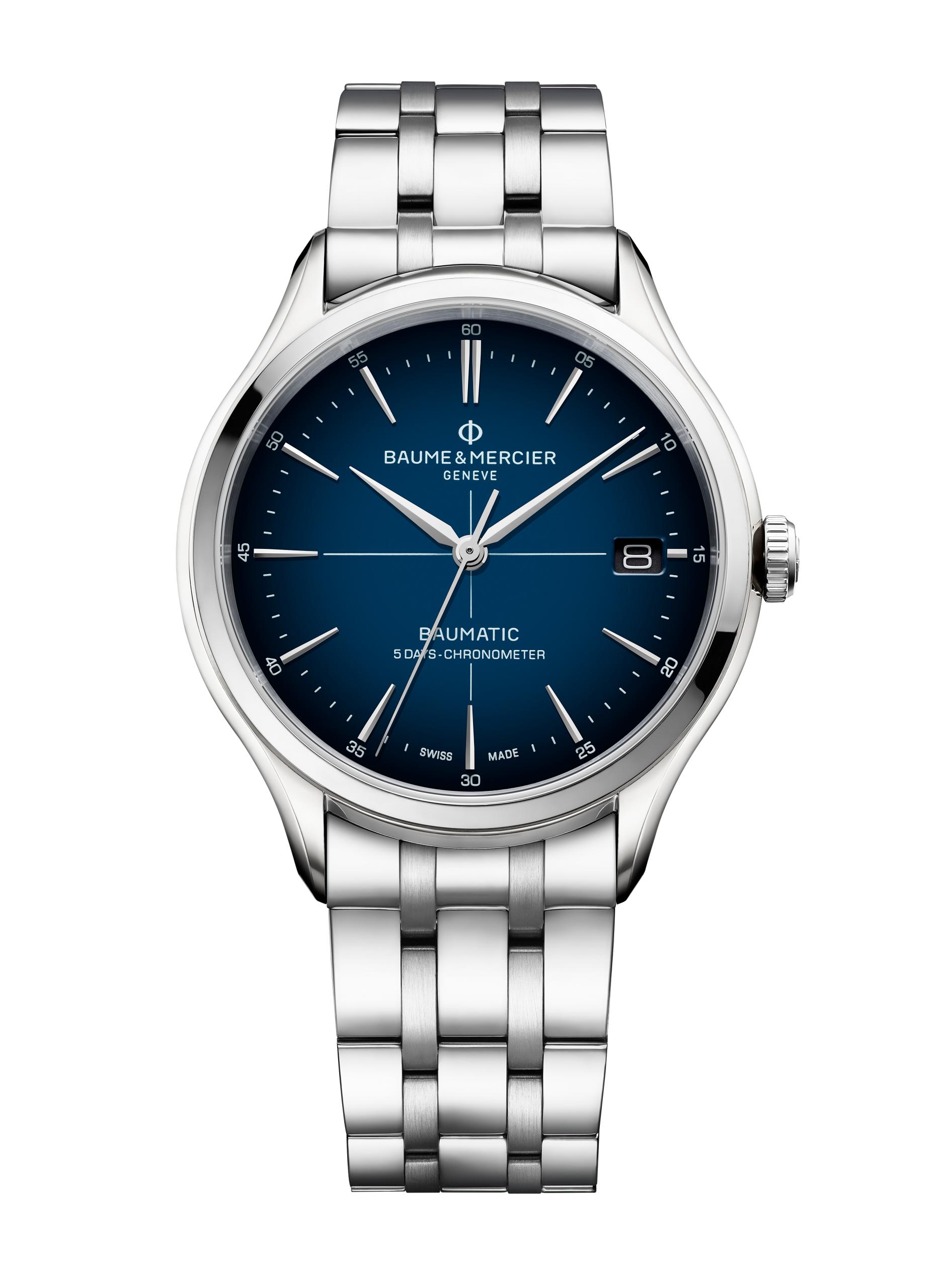 Baume et Mercier - Clifton 10468AUTOMATIC WATCH, COSC CERTIFIED, DATE - 40 MM