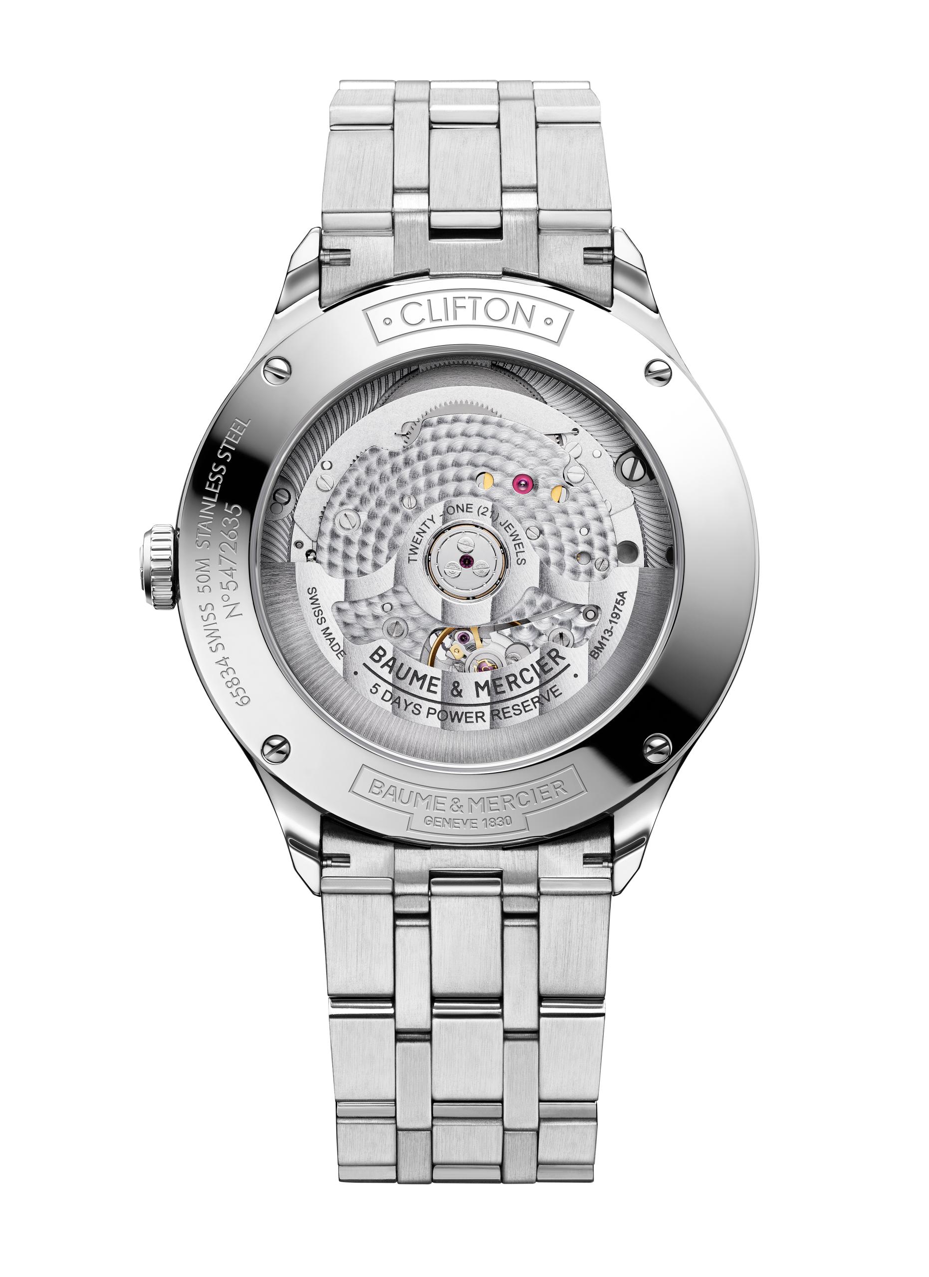 Baume et Mercier - Clifton 10468AUTOMATIC WATCH, COSC CERTIFIED, DATE - 40 MM