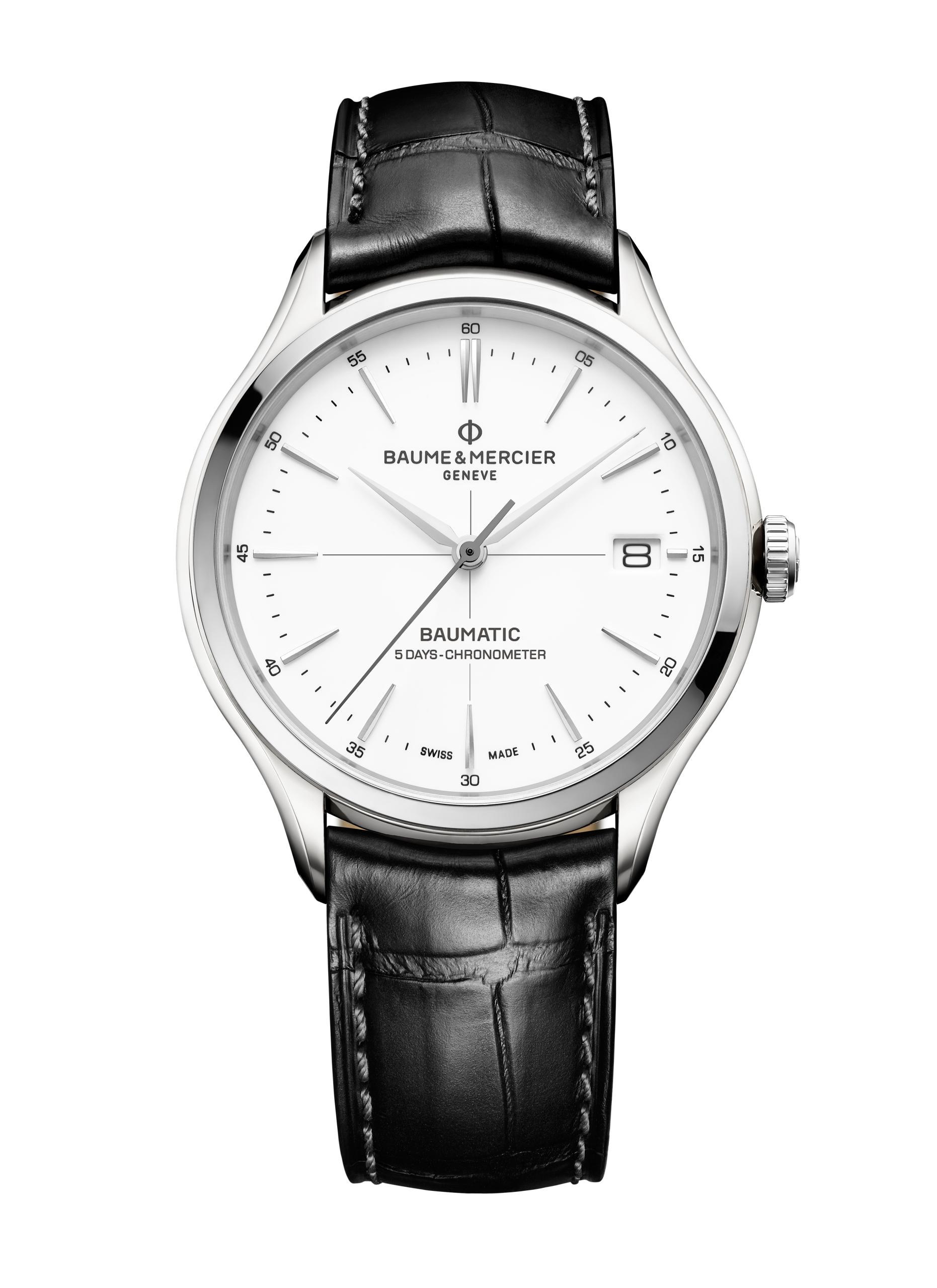 Baume et Mercier - Clifton 10518AUTOMATIC WATCH, DATE, COSC CERTIFIED - 40 MM