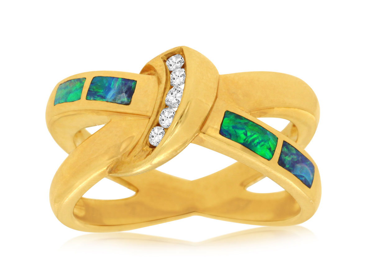 OPAL & DIAMOND RING