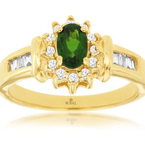RUSSALITE & DIAMOND RING