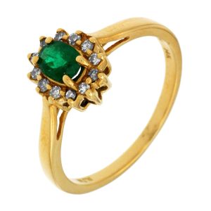 EMERALD & DIAMOND RING