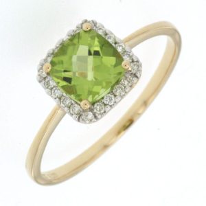 DIAMOND & PERIDPT RING