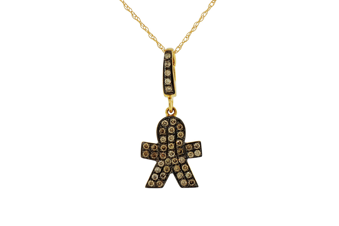 MOCHA DIAMOND PENDANT