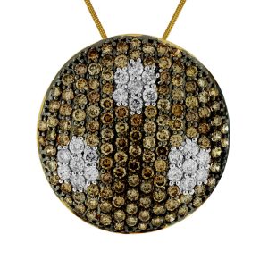 DIAMOND & MOCHA DIA NECKLACE